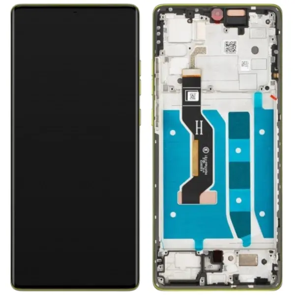 MR3_179660 Дисплей motorola xt2437 moto g75, з сенсором, та рамкою green сервісний оригінал 