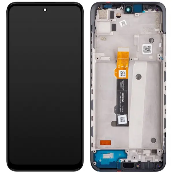 MR3_179691 Дисплей motorola xt2169 moto g71, з сенсором, та рамкою black сервісний оригінал 