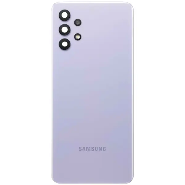 MR3_181927 Задня кришка samsung a325 galaxy a32 (2021) фіолетовий (зі склом камери) оригінал (prc) 