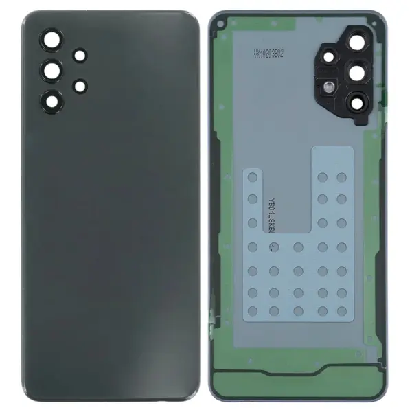 MR3_181928 Задня кришка samsung a325 galaxy a32 (2021) black (зі склом камери) оригінал (prc) 