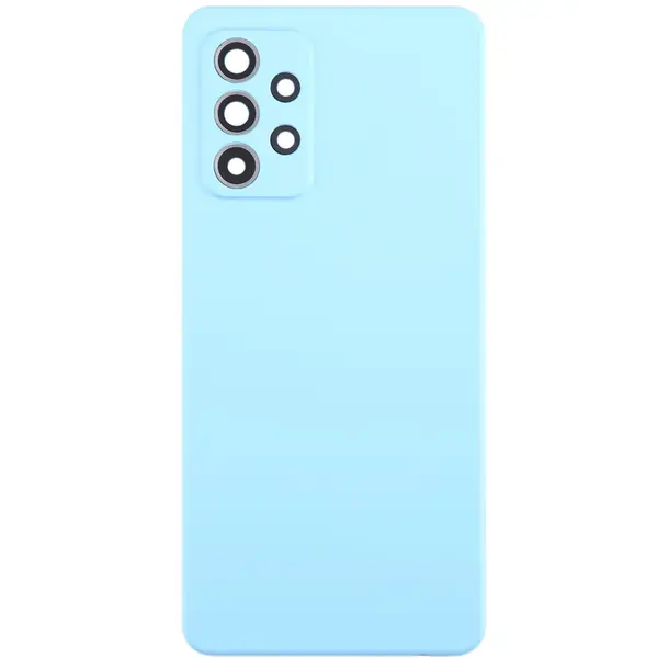 MR3_181930 Задня кришка samsung a525, a528 galaxy a52, a52s (2021) blue (зі склом камери) оригінал (prc) 