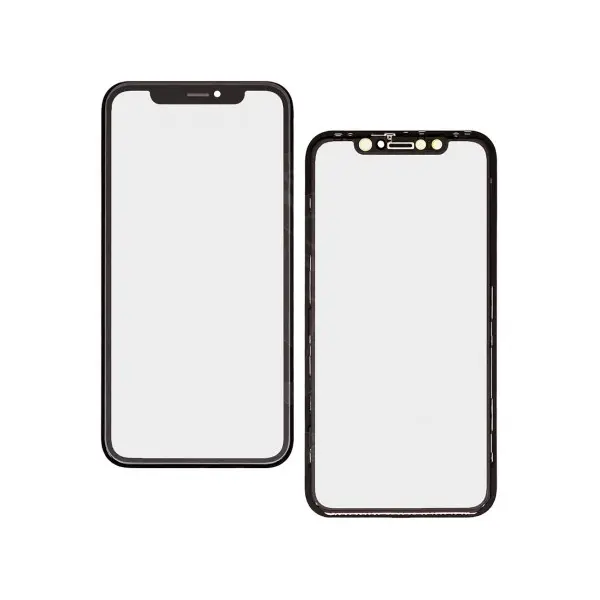 MR3_194300 Скло корпусу для g, oca pro iphone xr з оса-плівкою та рамкою black 