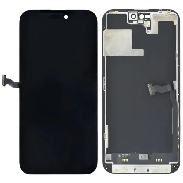 MR3_194330 Дисплей iphone 14 pro max, з сенсором, та рамкою black (gx oled), (під заміну ic) 