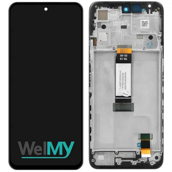 MR3_194336 Дисплей redmi 12, poco m6 pro 5g, з сенсором, та рамкою black (welmy) 