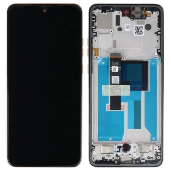 MR3_194524 Дисплей motorola xt2409 moto edge 50 neo, з сенсором, та рамкою mocha mousse сервісний оригінал 