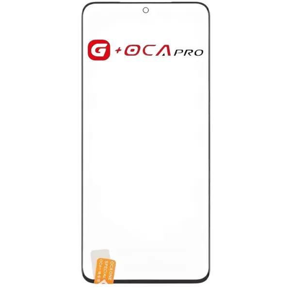 MR3_194847 Скло корпусу для g, oca pro poco f6 pro, redmi k70 з oca-плівкою, black 