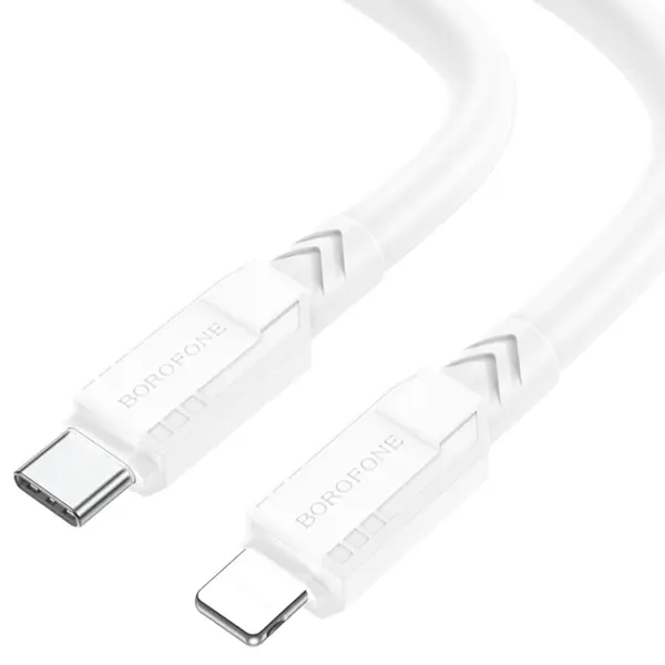 MR3_195101 Кабель pd type-c to lightning borofone bx81, 20w 1m білий 