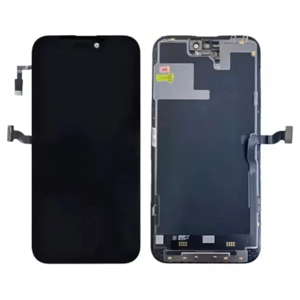 MR3_195150 Дисплей iphone 14 pro max, з сенсором, та рамкою black (оригінал без помилки) 