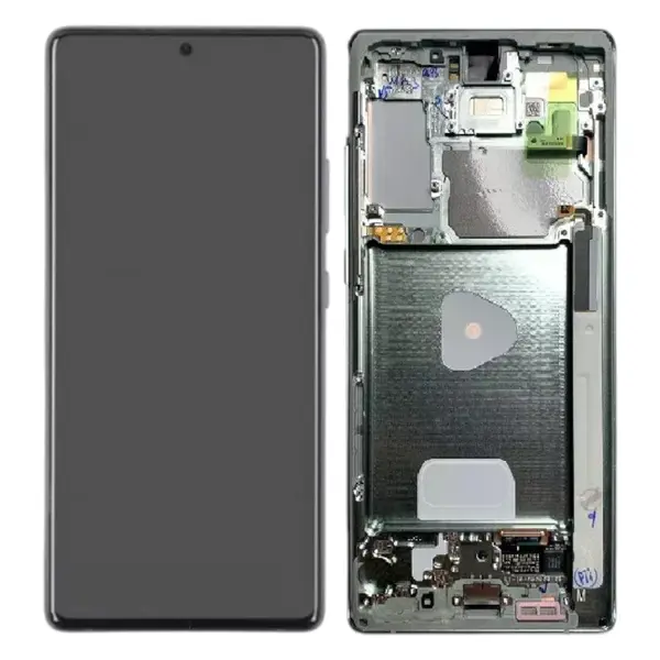 MR3_215308 Дисплей samsung sm-n980, n981 galaxy note 20 4g, 20 5g, з сенсором, та рамкою grey oled 