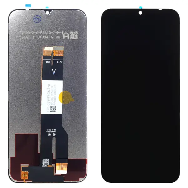 MR3_225316 Дисплей redmi 15c 4g, redmi 15c 5g, poco c85 (global), з сенсором, black service pack (167mm) 