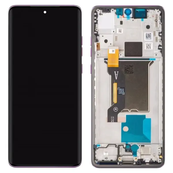 MR3_237047 Дисплей motorola xt2503 moto edge 60 fusion, з сенсором, та рамкою (zephyr) pink сервісний оригінал 
