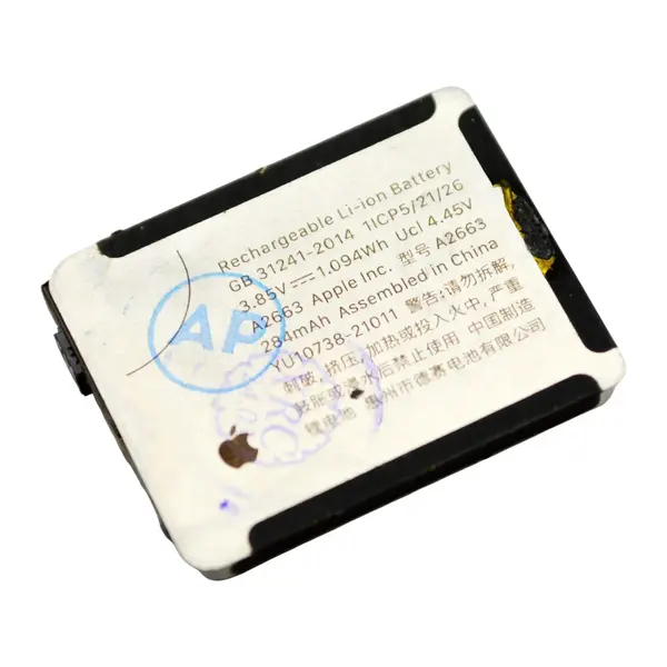 MR3_238848 Акумулятор apple watch series 7 41mm a2476, a2475 (a2663) оригінал 