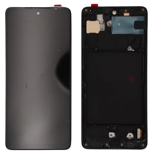 MR3_239668 Дисплей samsung sm-a715f galaxy a71 (2020), з сенсором, і рамкою black tft 