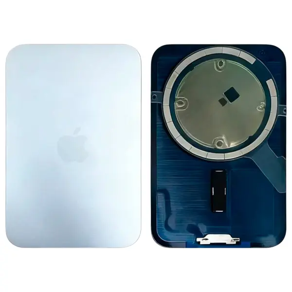 MR3_240508 Задня кришка (скло) iphone 17 pro max silver, сервісний оригінал 