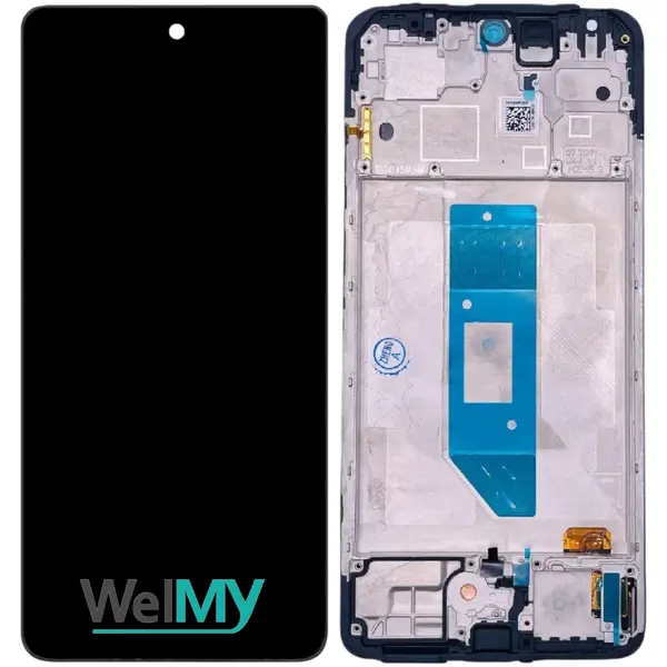 MR3_251571 Дисплей redmi note 14 4g (global), з сенсором, та рамкою midnight black oled (160*73 сm), (welmy) 