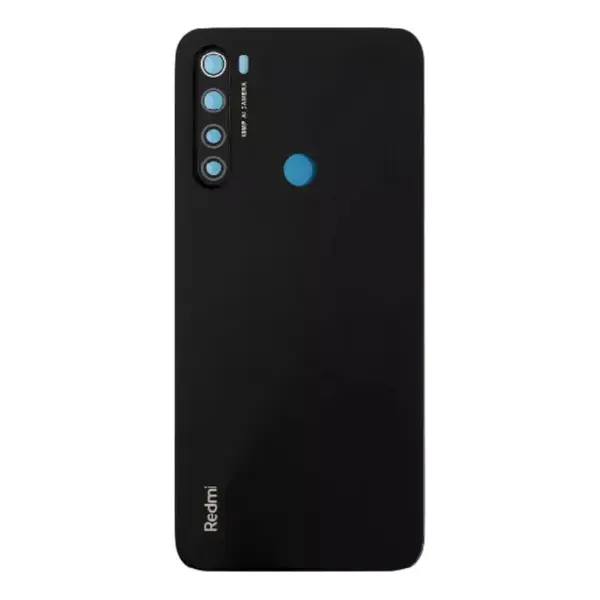 MR3_320378 Задня кришка redmi note 8 space black (зі склом камери) оригінал (prc) 
