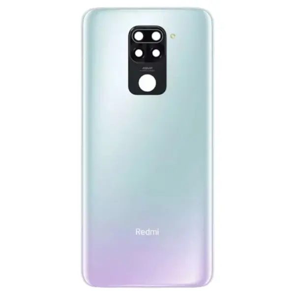 MR3_320382 Задня кришка redmi note 9, redmi 10x polar білий (зі склом камери) оригінал (prc) 