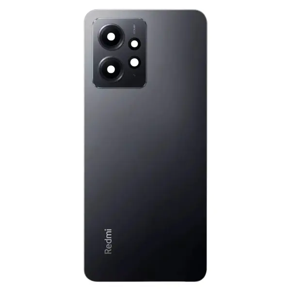 MR3_320386 Задня кришка redmi note 12 4g onyx сірий (зі склом камери) оригінал (prc) PRC