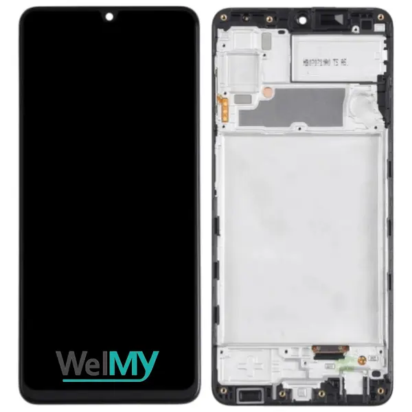 MR3_321408 Дисплей samsung sm-a225 galaxy a22 4g ( (2021), з сенсором, та рамкою black oled (welmy) 
