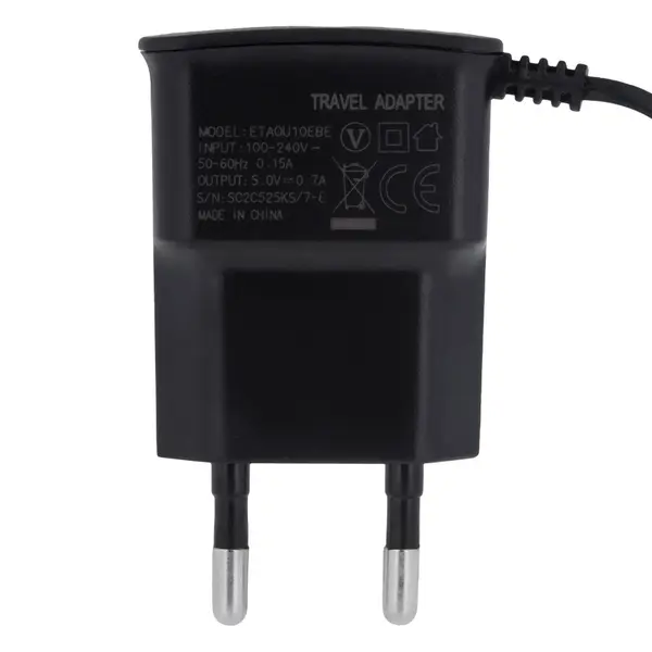 MR3_321950 Мережевий зарядний пристрій power 7 star micro 1a black 