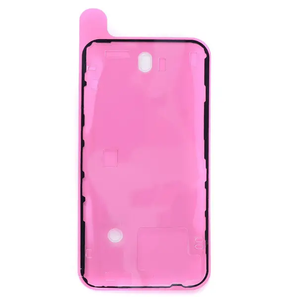 MR3_329047 Стікер-проклейка задньої кришки iphone 14 black оригінал рожевий 