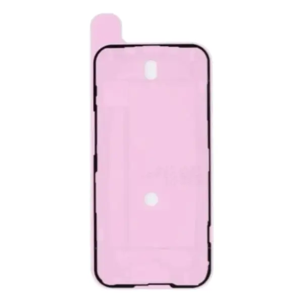 MR3_329049 Стікер-проклейка задньої кришки iphone 15 black оригінал рожевий 