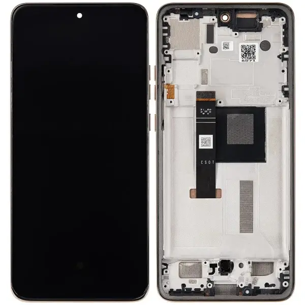 MR3_331162 Дисплей motorola xt2409 moto edge 50 neo, з сенсором, та рамкою mocha mousse original prc 