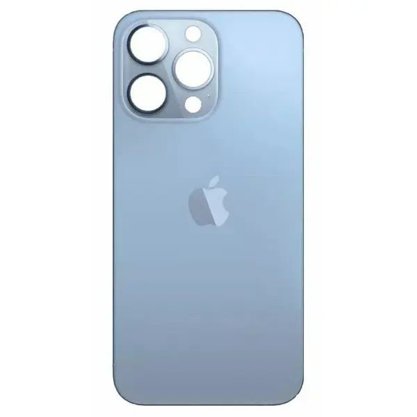 MR3_333189 Задня кришка (скло) iphone 13 pro sierra blue (small hole), сервісний оригінал 