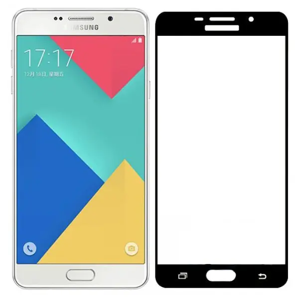 MR3_33591 Скло корпусу для samsung a710 galaxy a7 (2016) black 
