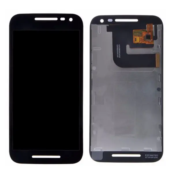 MR3_67074 Дисплей motorola xt1540 moto g3, xt1541, xt1544, xt1548, xt1550, з сенсором, та рамкою black 