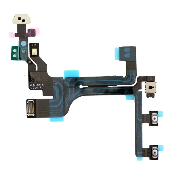 MR3_6972 Шлейф iphone 5c кнопки включення та звуку 
