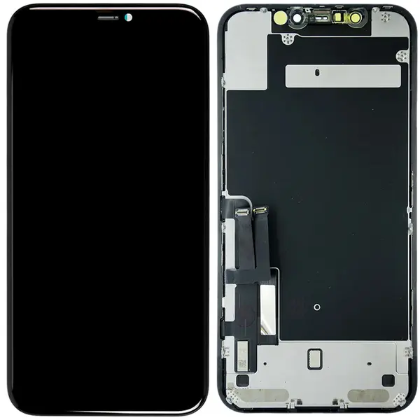 MR3_104432 Дисплей iphone 11, з сенсором, та рамкою black переклей оригінал a+ 