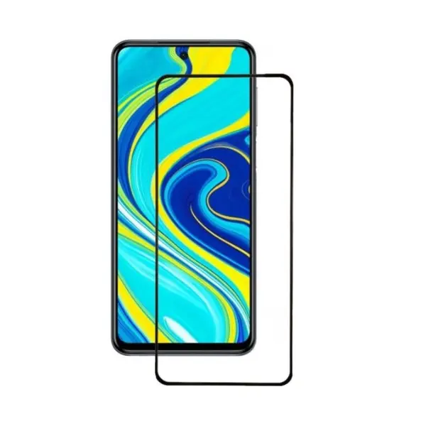 MR3_104753 Скло redmi note 9s, redmi note 9 pro, poco x3 (0.3mm, 4d arc люкс) black PRC