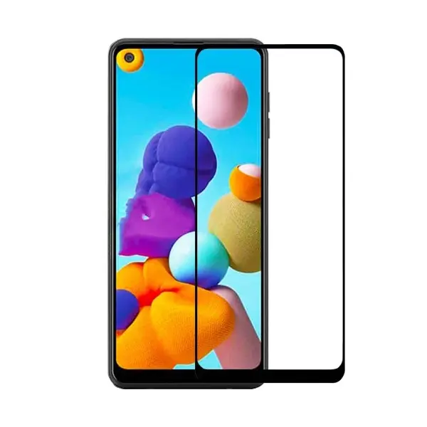 MR3_104755 Скло samsung a217 galaxy a21s (2020), (0.3mm, 4d arc люкс) black 