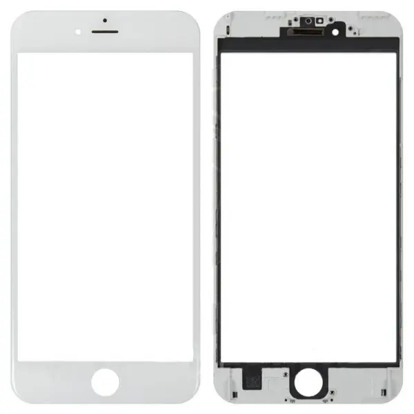 MR3_104960 Скло корпусу для iphone 7 з oca-плівкою та рамкою білий оригінал 