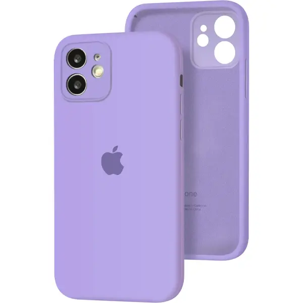 MR3_106052 Чохол silicone case для iphone 12 pro max (5) lilac (закритий низ) PRC