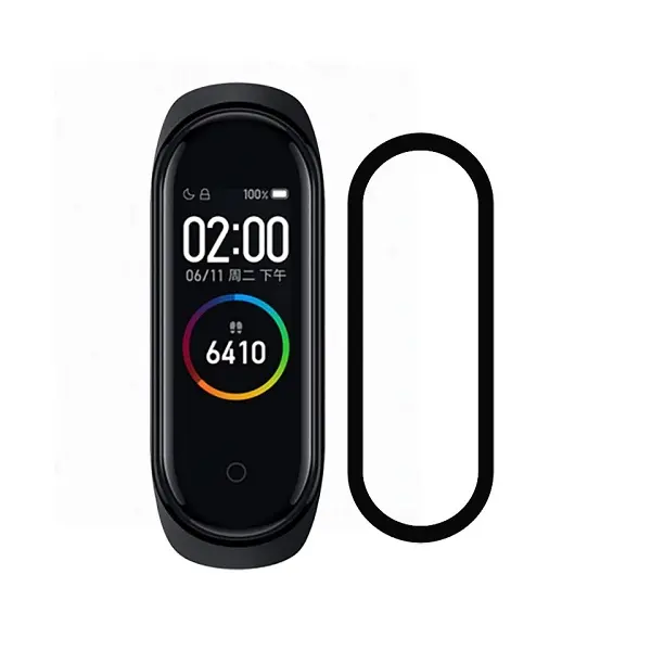 MR3_106558 Захисне скло xiaomi mi band 4 (10d pet+ pmma, чорний) PRC