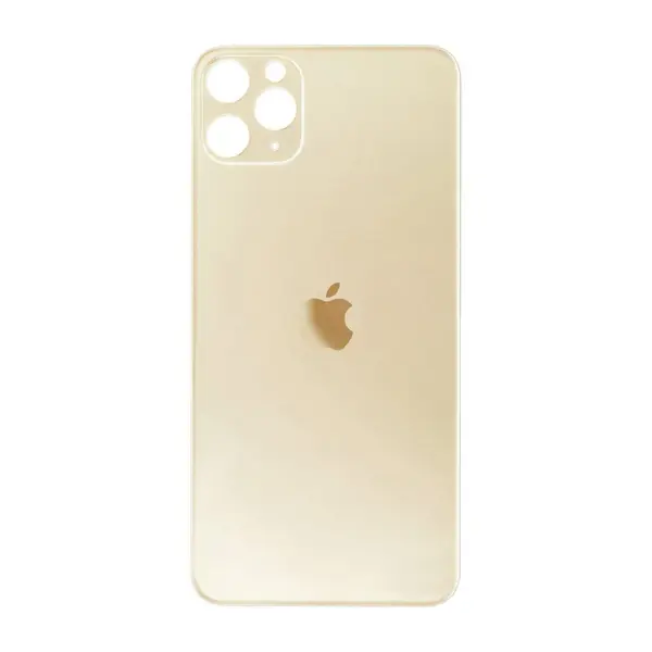 MR3_106653 Задня кришка (скло) iphone 11 pro max gold (big hole) 