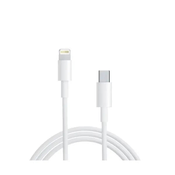 MR3_106847 Кабель pd type-c to lightning apple iphone 11, iphone 12, 1m білий оригінал 