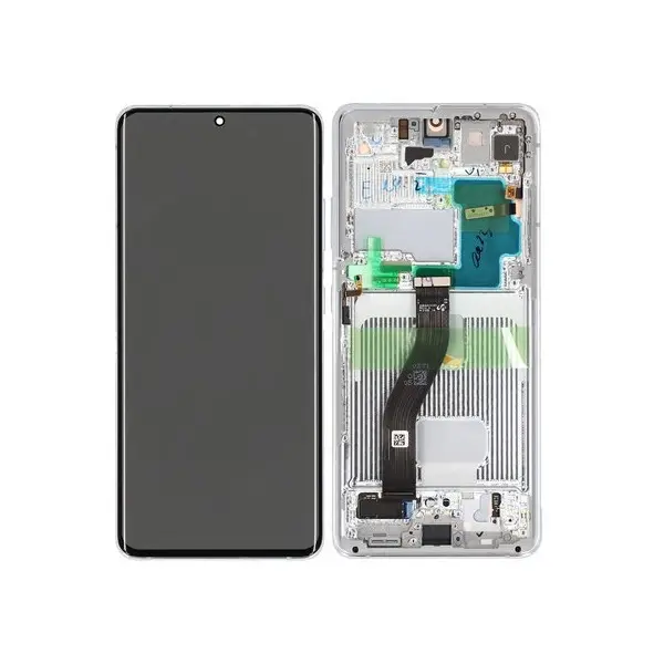 MR3_107118 Дисплей samsung sm-g998 galaxy s21 ultra, з сенсором, та рамкою phantom silver сервісний оригінал 