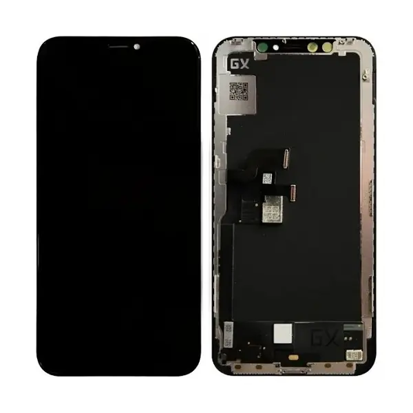 MR3_108995 Дисплей телефона для iphone x, з сенсором, та рамкою чорний (gx hard oled), (gx-3 aaaaa+) GX