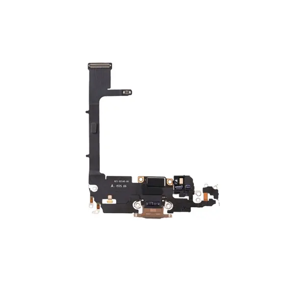 MR3_114075 Шлейф iphone 11 pro з роз'ємом зарядки, аудіо та мікрофоном gold оригінал (prc) 