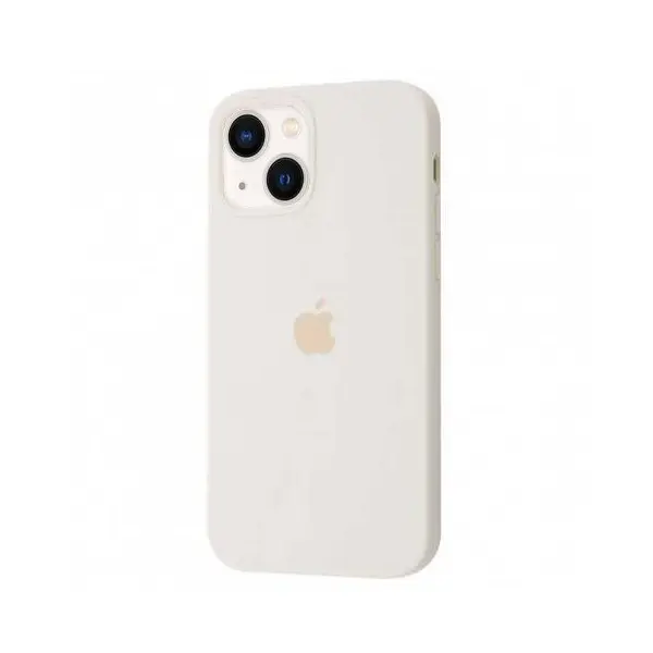 MR3_114744 Чохол silicone case для iphone 13 (9) білий (закритий низ) 