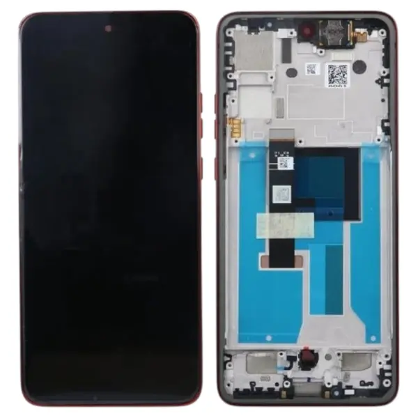 MR3_124391 Дисплей motorola xt2409 moto edge 50 neo, з сенсором, та рамкою red (poinciana) сервісний оригінал 