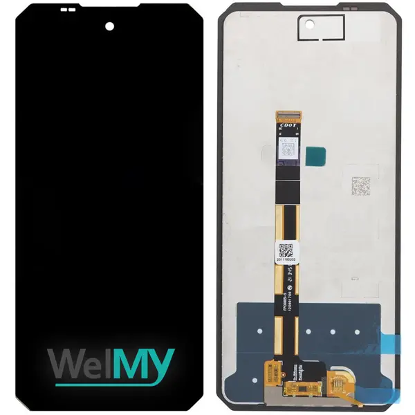 MR3_124442 Дисплей oukitel wp17, wp19, wp19 pro, wp21, wp27, iiif150 r2022, з сенсором, black (welmy) 