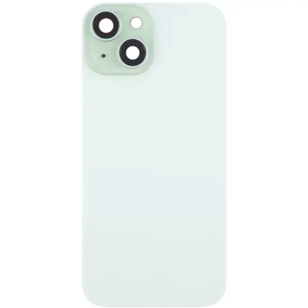 MR3_179150 Задня кришка (скло) iphone 15 green, сервісний оригінал у зборі на рамці 
