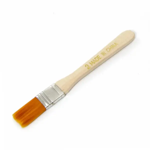 MR3_179528 Пензлик антистатичний kaisi №2 (ручка 11 cm, щетина 1.5х2.5 сm) 