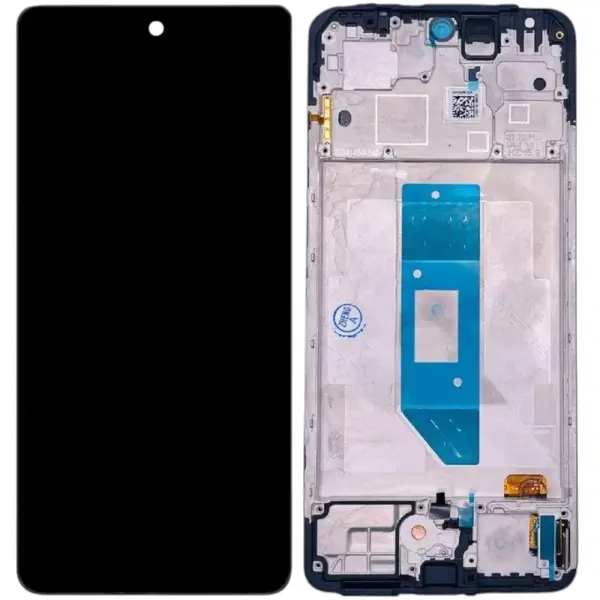 MR3_179664 Дисплей redmi note 14 4g (europe), з сенсором, та рамкою midnight black сервісний оригінал (161, 5mm) 
