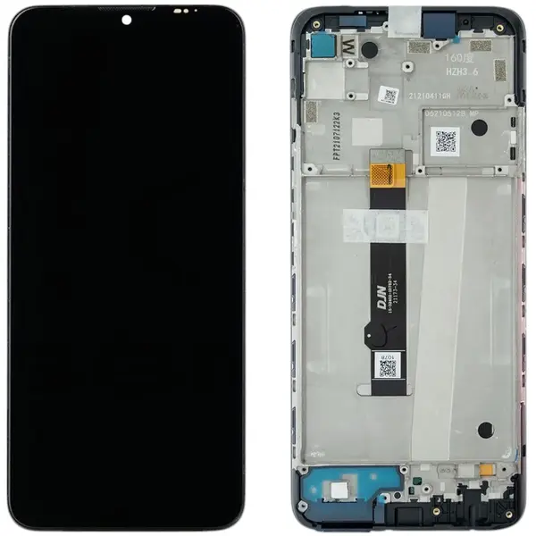 MR3_179690 Дисплей motorola xt2137 moto g50, з сенсором, і рамкою black original prc 