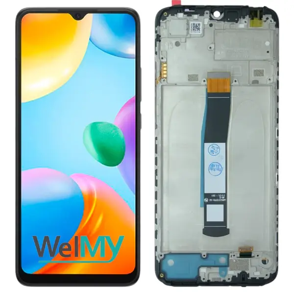 MR3_194335 Дисплей redmi 10c, poco c40, з сенсором, та рамкою graphite gray (welmy) 